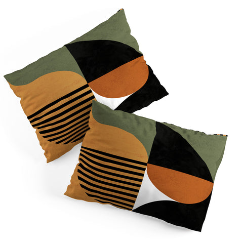 DreamPrintDesigns Bau Haus Mid Century 3 Pillow Shams