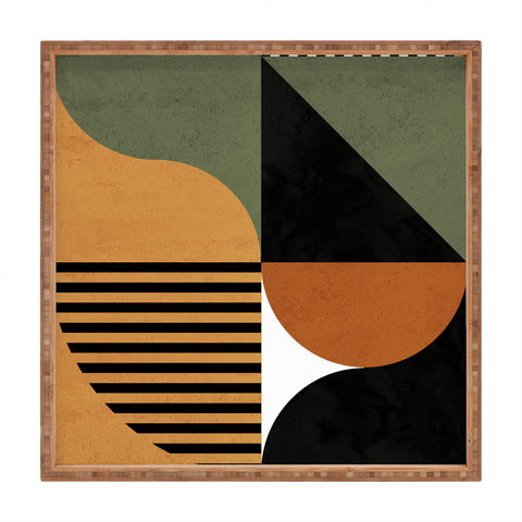 DreamPrintDesigns Bau Haus Mid Century 3 Square Tray