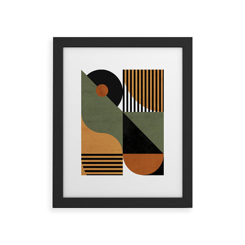 DreamPrintDesigns Bau Haus Mid Century 3 Framed Art Print