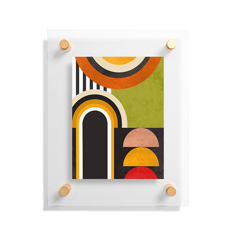 DreamPrintDesigns Bauhaus Mid Century Art 43 Floating Acrylic Print