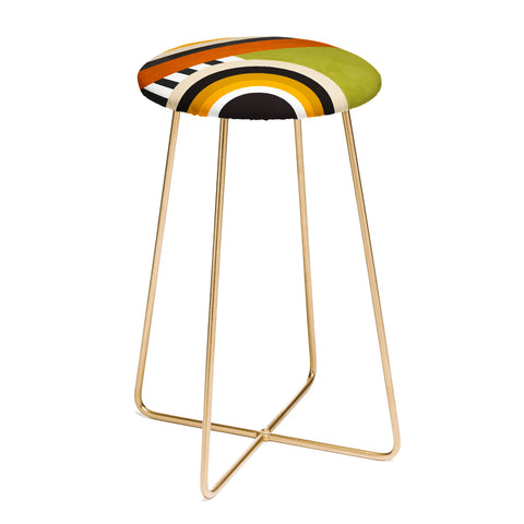 DreamPrintDesigns Bauhaus Mid Century Art 43 Counter Stool