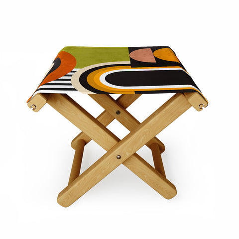 DreamPrintDesigns Bauhaus Mid Century Art 43 Folding Stool