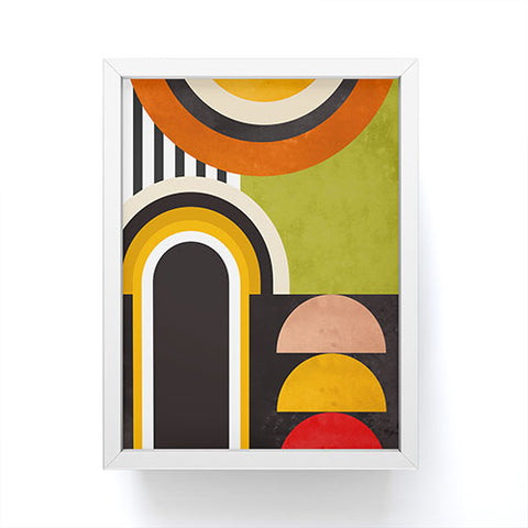 DreamPrintDesigns Bauhaus Mid Century Art 43 Framed Mini Art Print