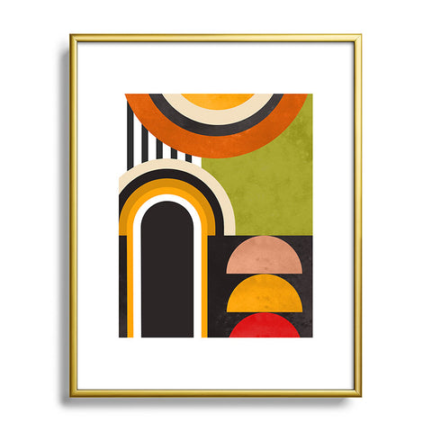 DreamPrintDesigns Bauhaus Mid Century Art 43 Metal Framed Art Print