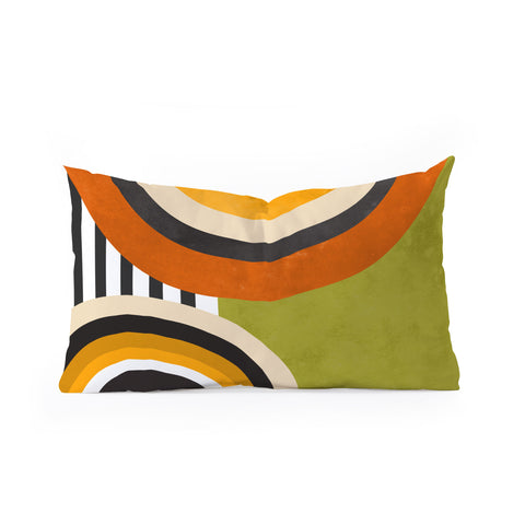 DreamPrintDesigns Bauhaus Mid Century Art 43 Oblong Throw Pillow