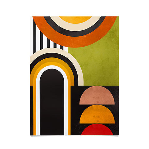 DreamPrintDesigns Bauhaus Mid Century Art 43 Poster