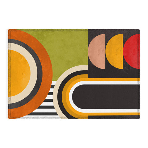 DreamPrintDesigns Bauhaus Mid Century Art 43 Outdoor Rug