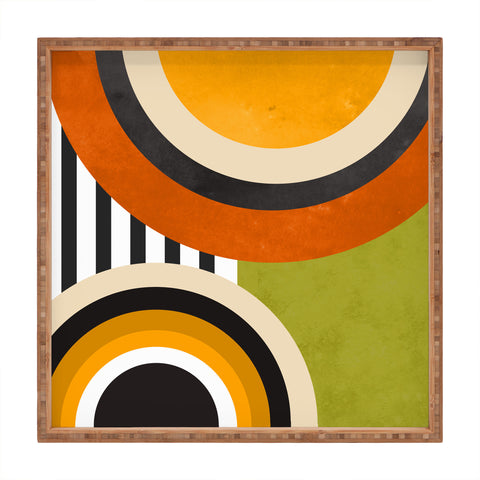 DreamPrintDesigns Bauhaus Mid Century Art 43 Square Tray