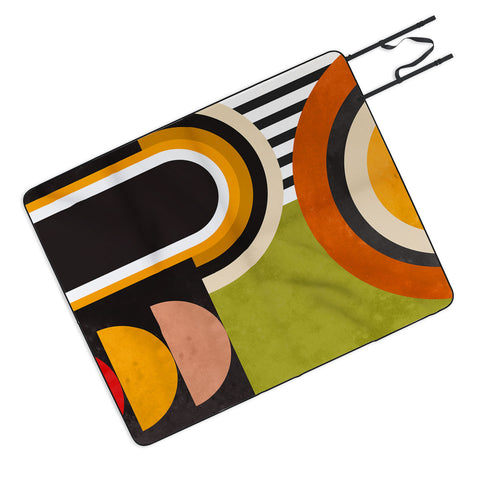 DreamPrintDesigns Bauhaus Mid Century Art 43 Picnic Blanket