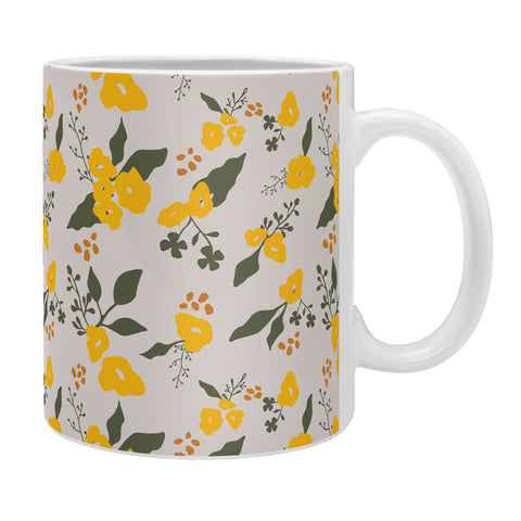 DreamPrintDesigns Flower Market Yellow Flowers Coffee Mug