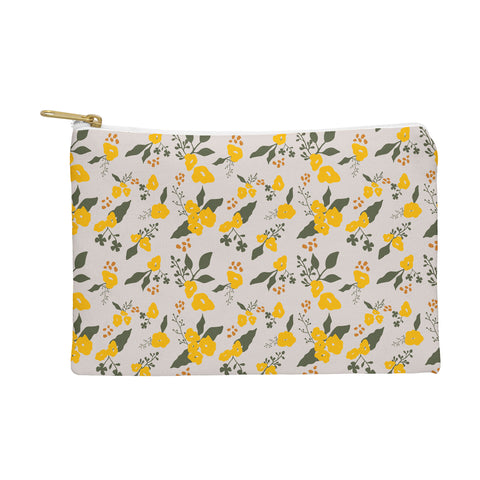 DreamPrintDesigns Flower Market Yellow Flowers Pouch
