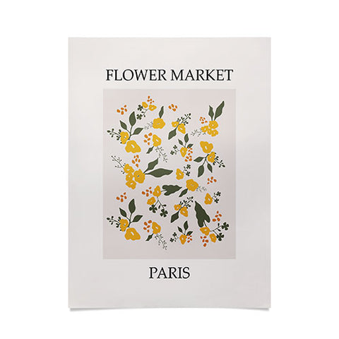 DreamPrintDesigns Flower Market Yellow Flowers Poster