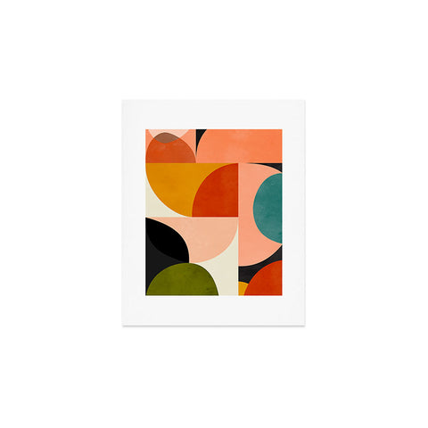 DreamPrintDesigns Geometric Abstract Mid Century Art Print