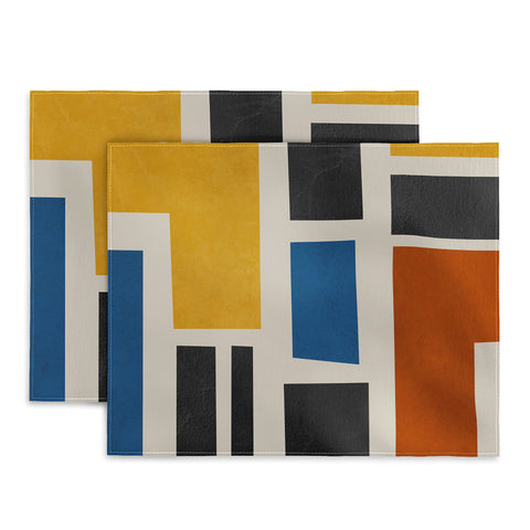 DreamPrintDesigns Mid Century Primary Colors Placemat