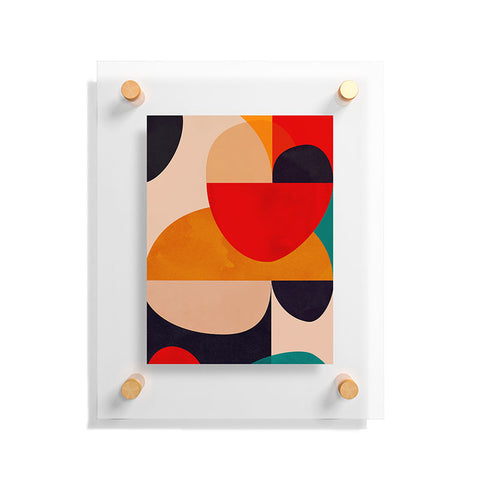 DreamPrintDesigns Modern Abstract Mid Century 2 Floating Acrylic Print