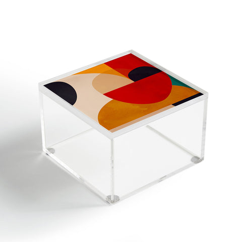 DreamPrintDesigns Modern Abstract Mid Century 2 Acrylic Box