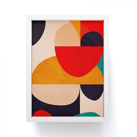 DreamPrintDesigns Modern Abstract Mid Century 2 Framed Mini Art Print