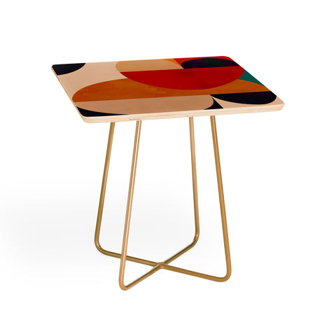 DreamPrintDesigns Modern Abstract Mid Century 2 Side Table