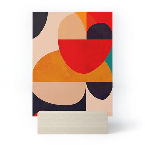 DreamPrintDesigns Modern Abstract Mid Century 2 Mini Art Print