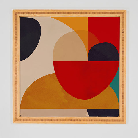 DreamPrintDesigns Modern Abstract Mid Century 2 Framed Wall Art