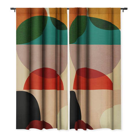 DreamPrintDesigns Modern Abstract Mid Century 3 Blackout Non Repeat