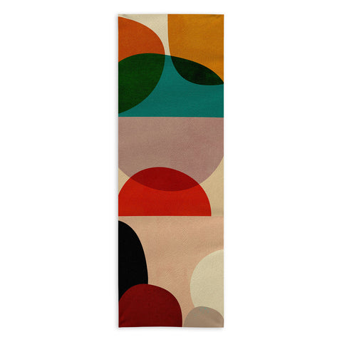 DreamPrintDesigns Modern Abstract Mid Century 3 Yoga Towel