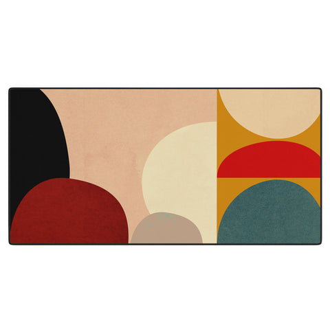 DreamPrintDesigns Modern Abstract Mid Century 3 Desk Mat