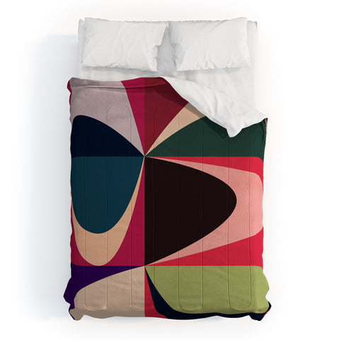DreamPrintDesigns Modern Mid Century Patchouli 2 Comforter