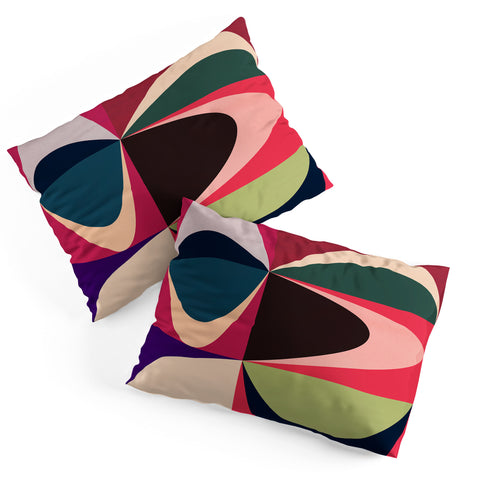 DreamPrintDesigns Modern Mid Century Patchouli 2 Pillow Shams