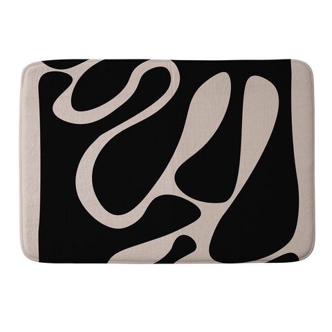 DreamPrintDesigns Organic Minimalist 1 Memory Foam Bath Mat