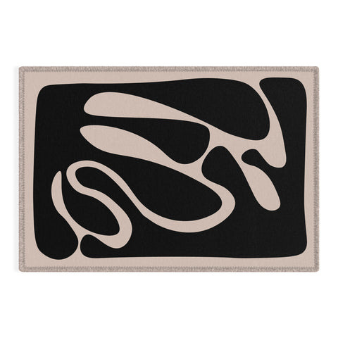 DreamPrintDesigns Organic Minimalist 1 Outdoor Rug