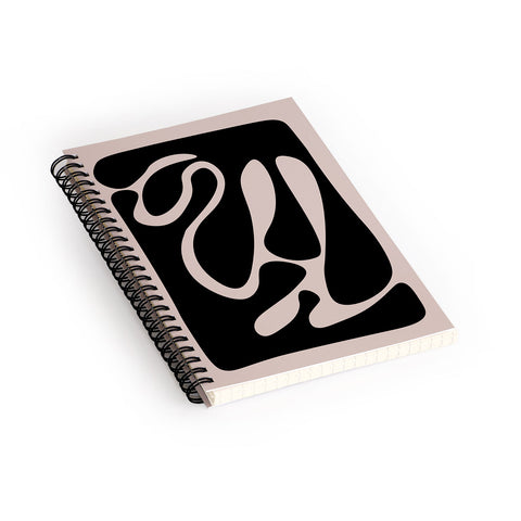 DreamPrintDesigns Organic Minimalist 1 Spiral Notebook