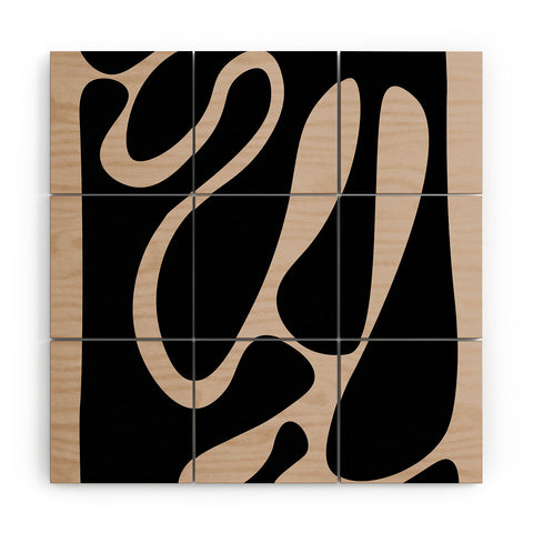 DreamPrintDesigns Organic Minimalist 1 Wood Wall Mural