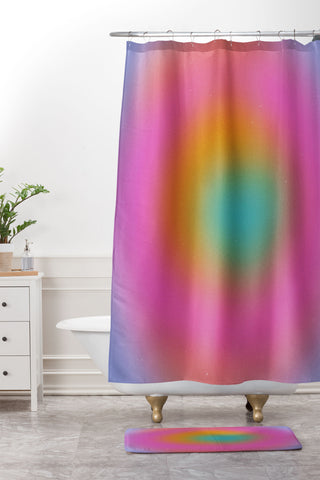 DuckyB auras004 Shower Curtain And Mat