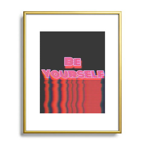 DuckyB Be Yourself I Metal Framed Art Print