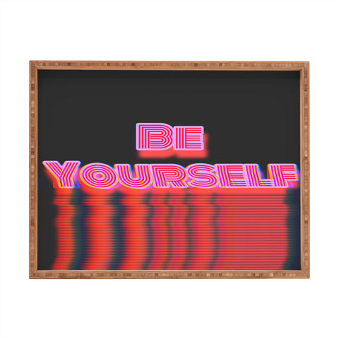DuckyB Be Yourself I Rectangular Tray