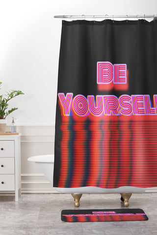 DuckyB Be Yourself I Shower Curtain And Mat