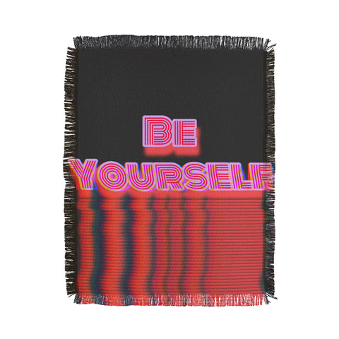 DuckyB Be Yourself I Throw Blanket