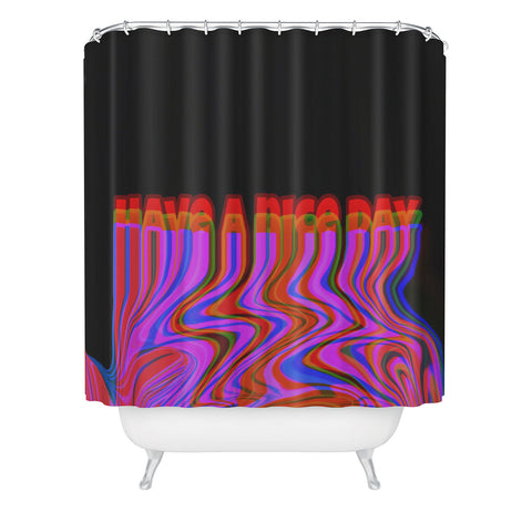 DuckyB Have a Nice Day Shower Curtain