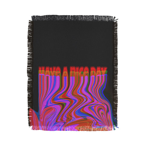 DuckyB Have a Nice Day Throw Blanket
