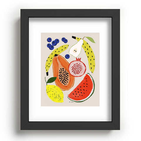 El buen limon Acrylic Fruits Recessed Framing Rectangle