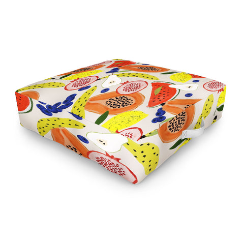 El buen limon Acrylic Fruits Outdoor Floor Cushion
