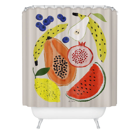 El buen limon Acrylic Fruits Shower Curtain