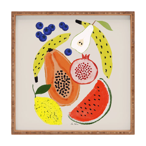 El buen limon Acrylic Fruits Square Tray