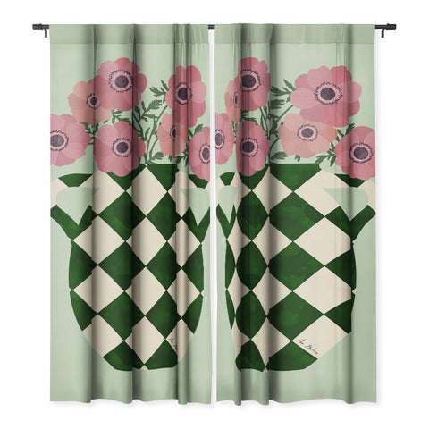 El buen limon Anemones and vase Blackout Non Repeat