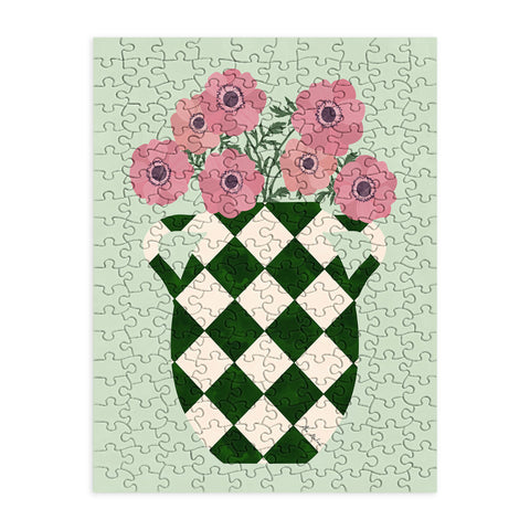 El buen limon Anemones and vase Puzzle