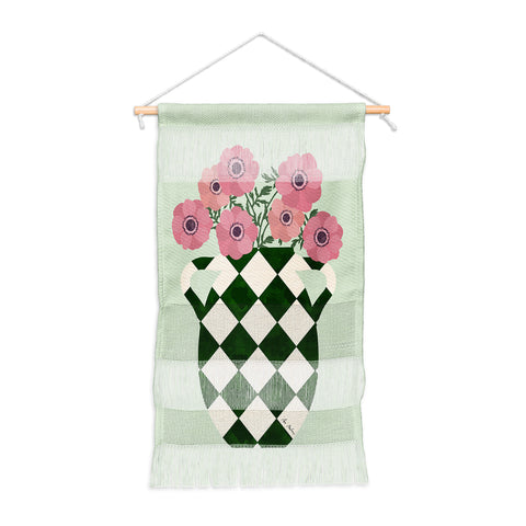 El buen limon Anemones and vase Wall Hanging Portrait