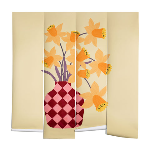 El buen limon Daffodils and vase Wall Mural
