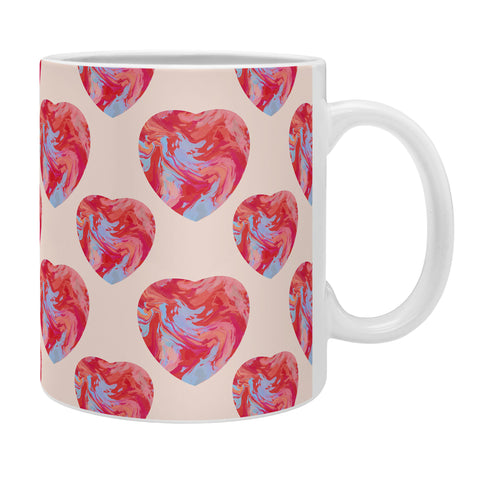 El buen limon Heart and love retro psychedelic Coffee Mug
