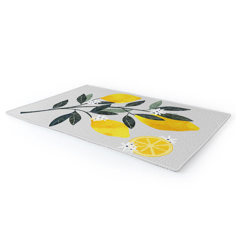 El buen limon Lemon tree branch Area Rug